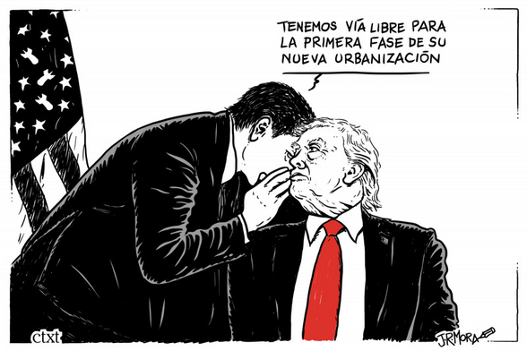 A Trump sobre o acordo de paz: "Temos via livre para a primeira fasse da sua nova urbanização"